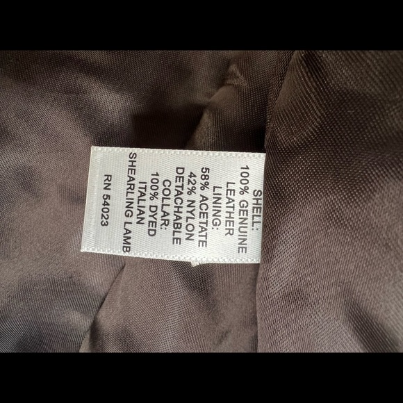 EUC Banana Republic Leather Aviator Jacket - Picture 9 of 11